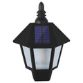 Solar Flame Wall Lights Sensor Flickering Outdoor Waterproof Security Zpaxo No Sensor