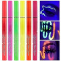 6pcs Glow UV Reactive Glow in the Dark Face and Body Paint Set, Neon Liquid Eyeliner, Mixing Color for Masquerade,Music Festival Zpaxo 3pcs