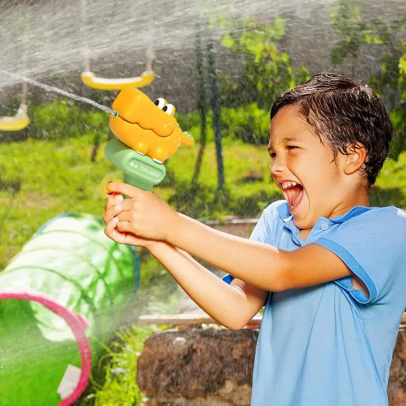 Water Soaker Toy Cartoon Dinosaur Backyard Beach Squirt Interactive Zpaxo