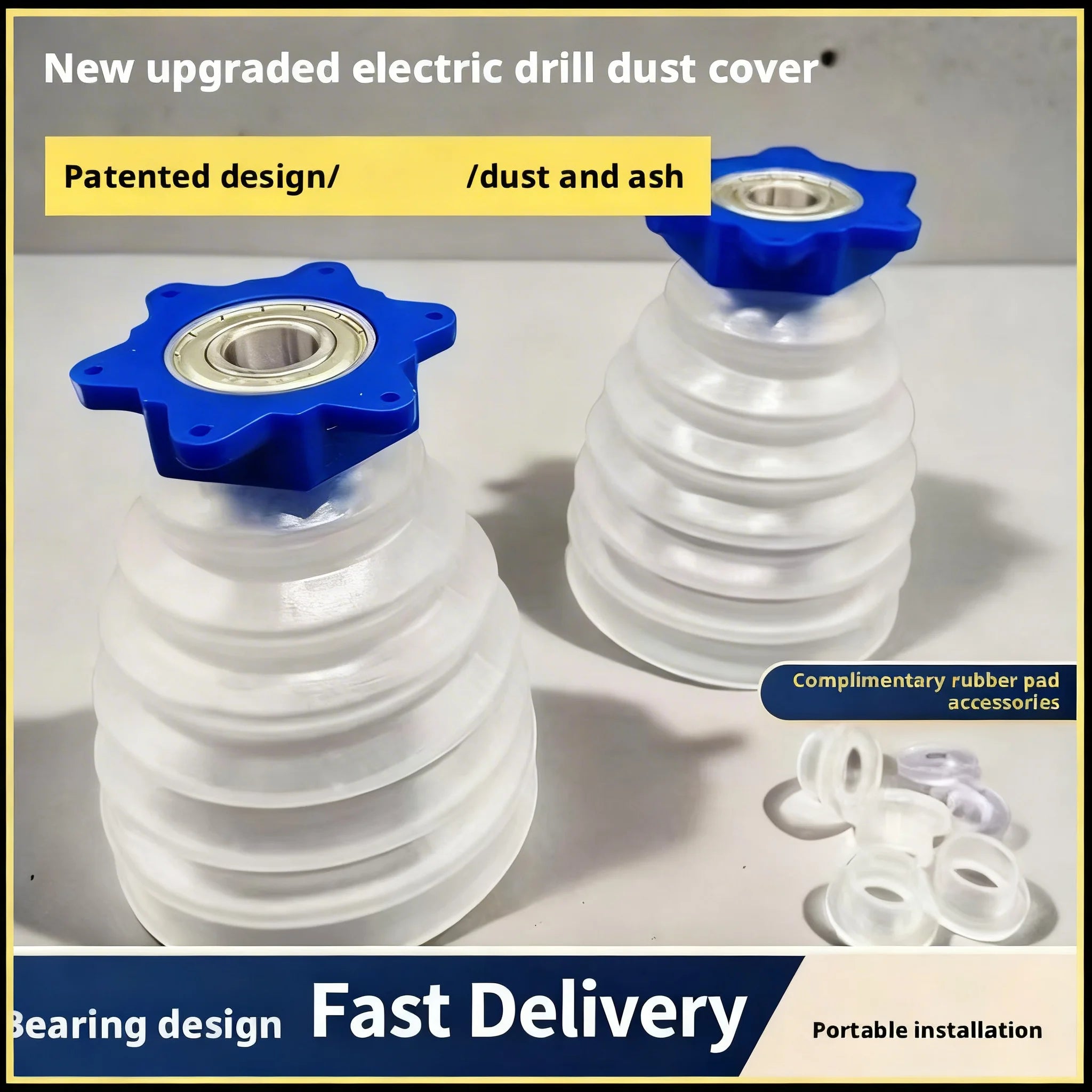 KITPIPI Drill Dust Collector Cover | Universal Dustproof Bowl Drill Dust Collector Zpaxo
