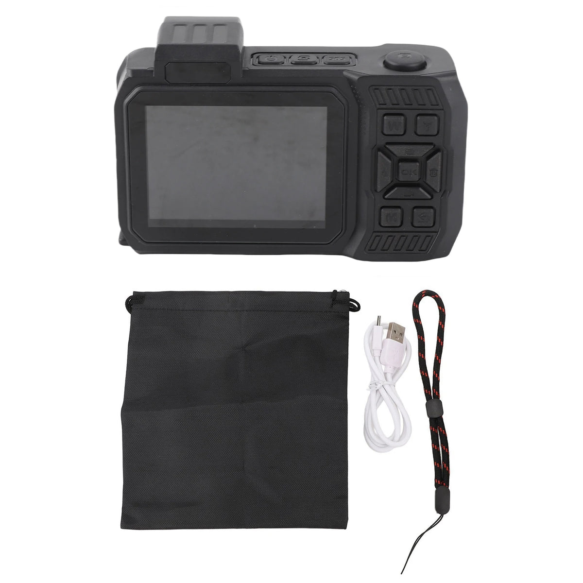 Underwater Camera 10x Optical Zoom 2500mAh 4K 65MP Autofocus Zpaxo black