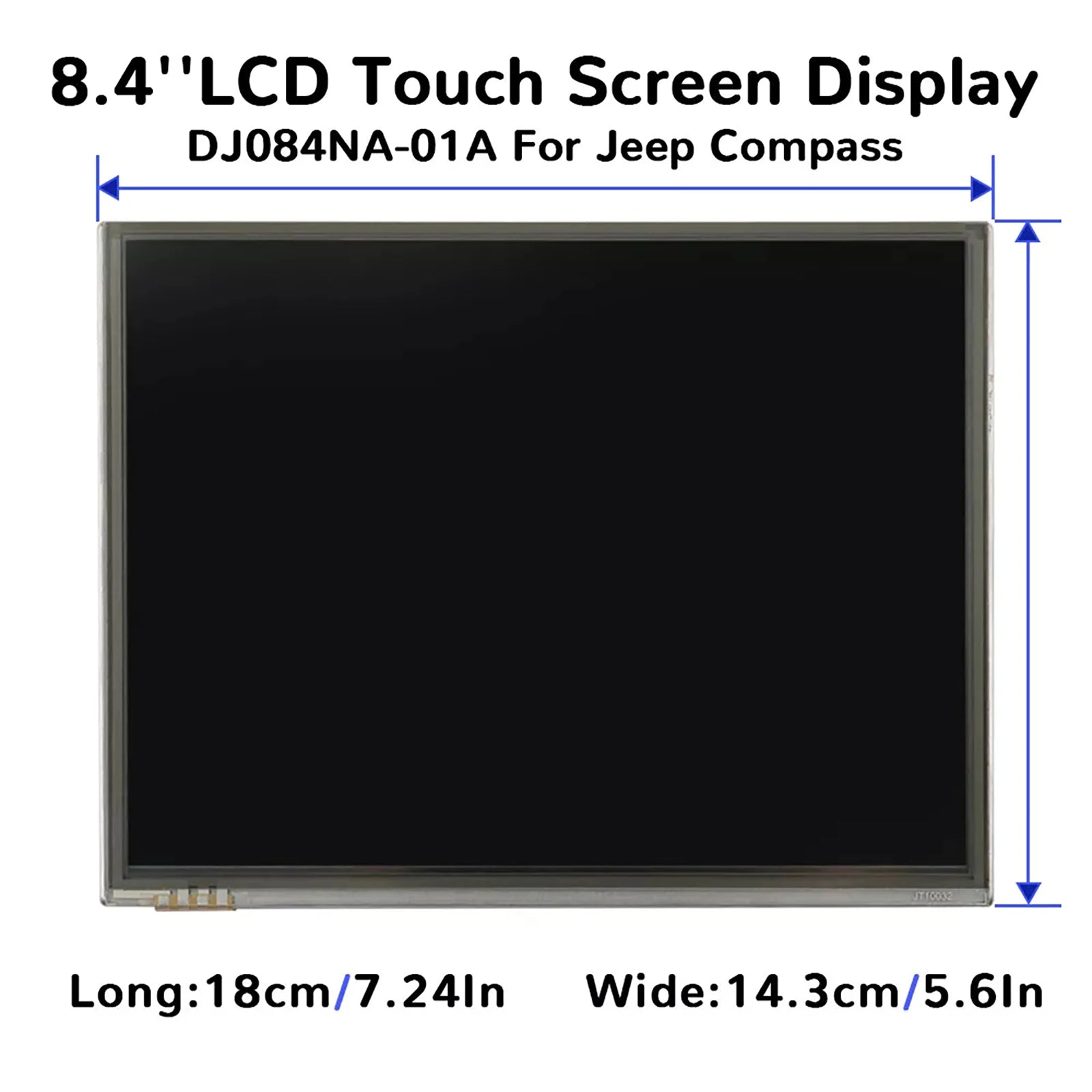 DJ084NA-01A 8 4 Uconnect LCD Monitor Touch Screen Replacement Parts
