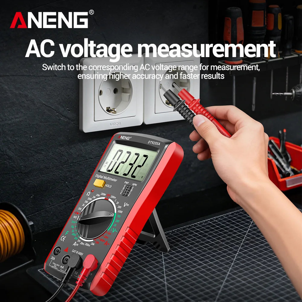 ANENG DT9205A Multi-functional Multimeter Digital True RMS