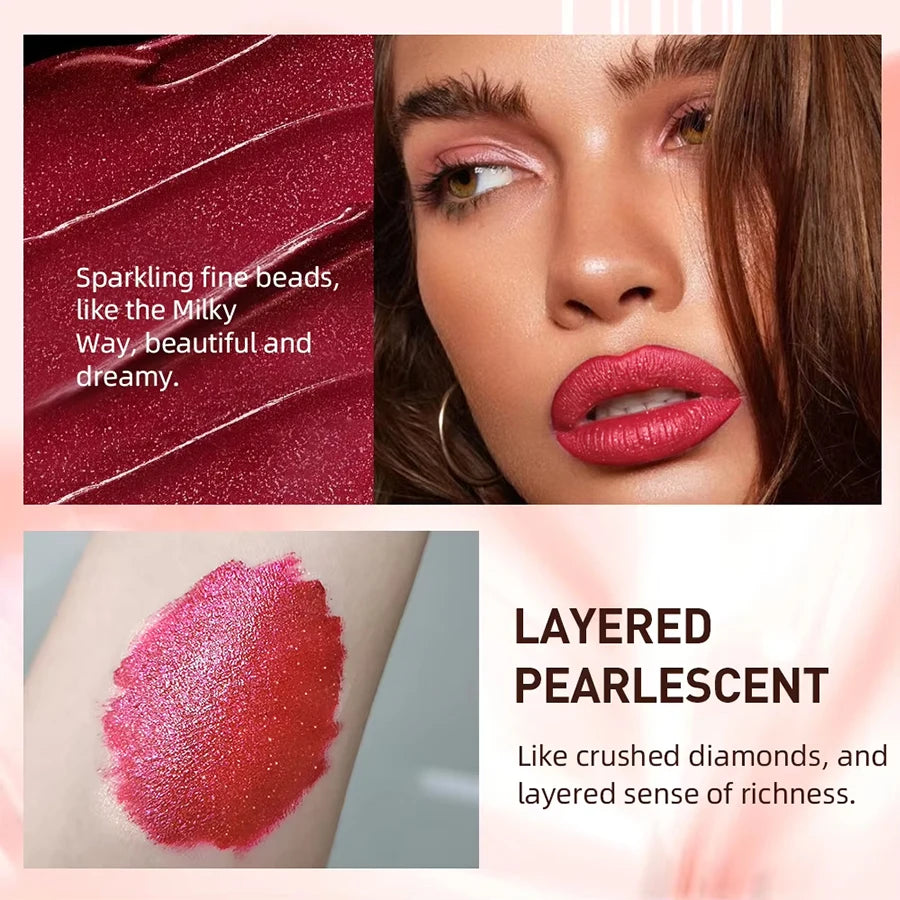 Multi-color Glitter Lipstick Beauty Girl Diamond Waterproof Lip Tint