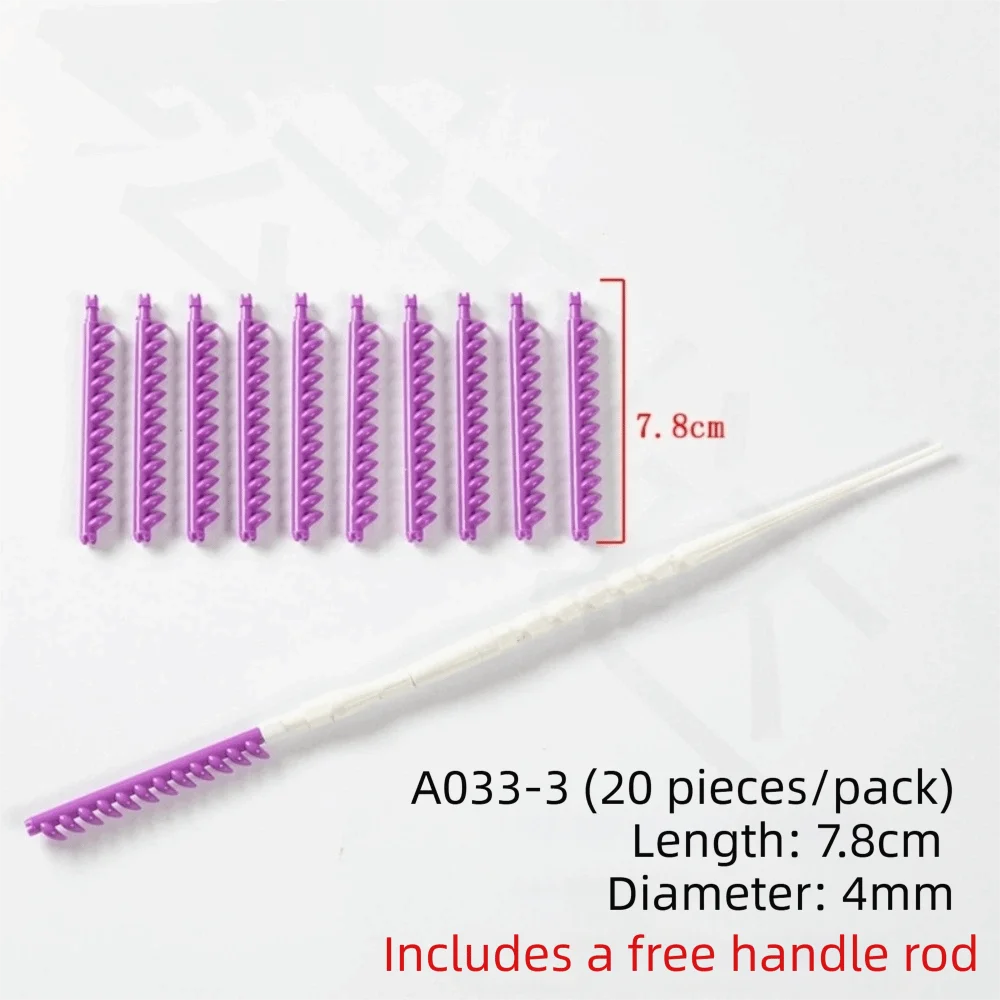 20 2 3 4 Diameter Hair Root Perm Rods Bangs Volumizing Waves Fluffy Zpaxo 4mm 20Pcs