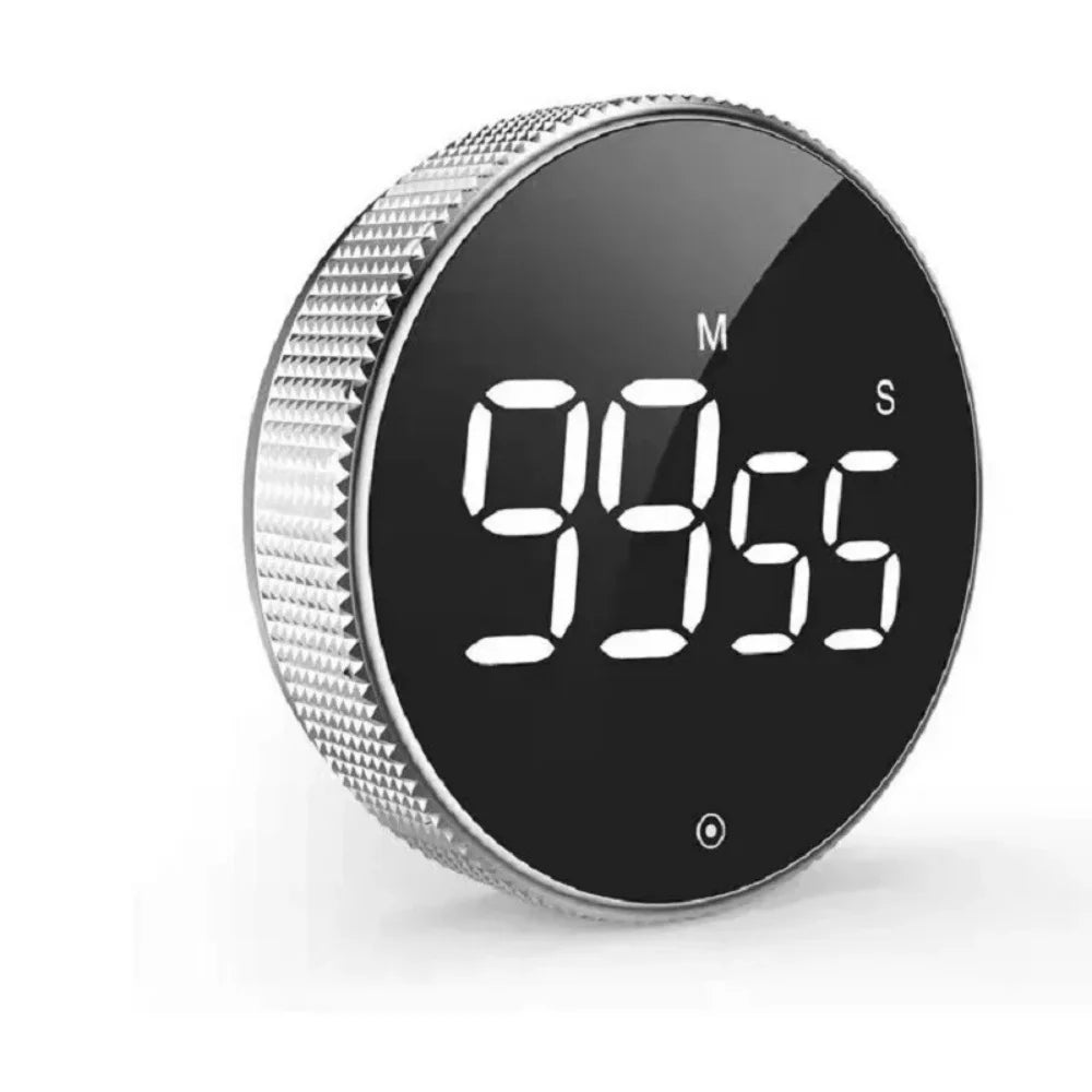 LED Digital Kitchen Timer – Magnetic Rotary Countdown Timer Kitchen Countdown Timer Zpaxo 1 pcs