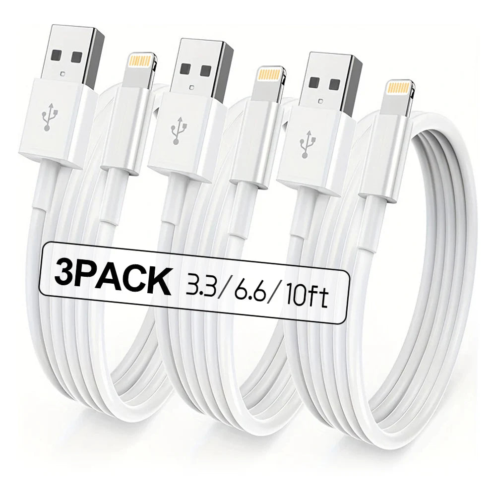 MFI Certified Charger Cable Suitable Iphone 10 FT USB Lightning Data