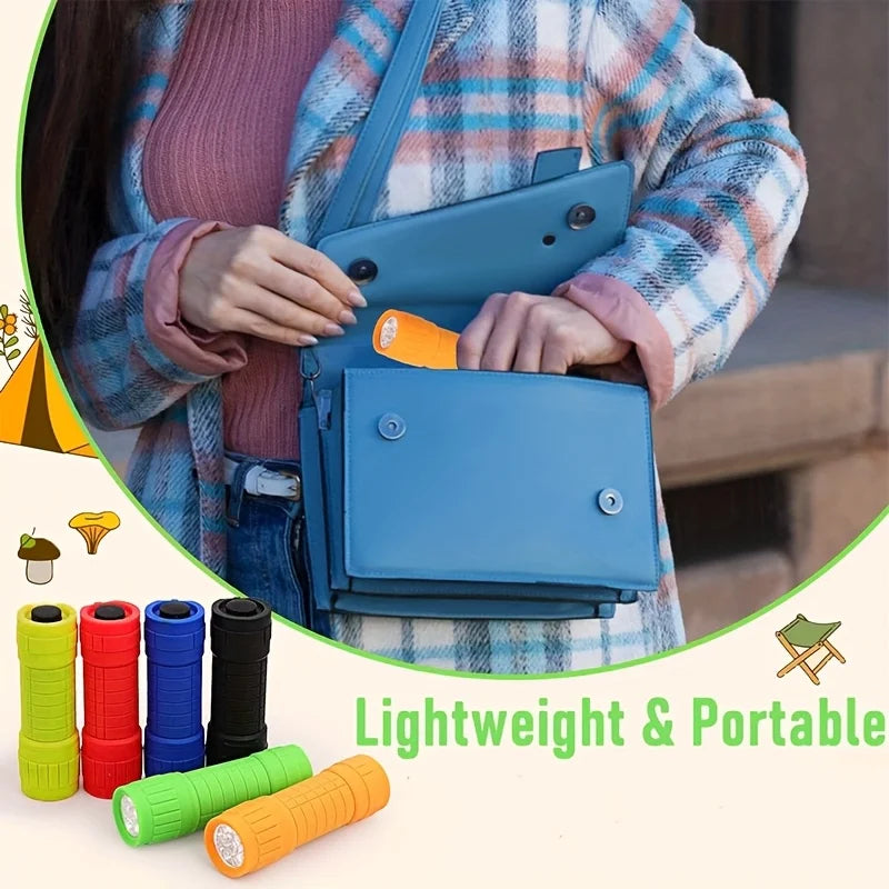 Mini Portable LED Handheld Flashlight Flash Light Battery Hunting Zpaxo