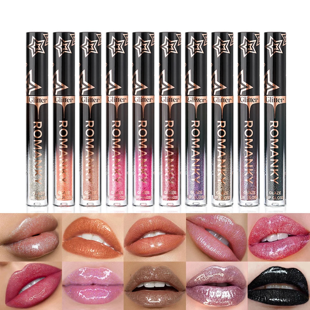 Lip Gloss Pearlescent Particles Shimmer Suitable Party Stage Zpaxo