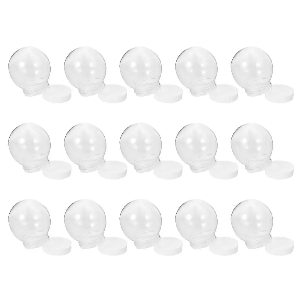 Snow Globe Accessories Plastic Replacement Parts DIY Craft Winter