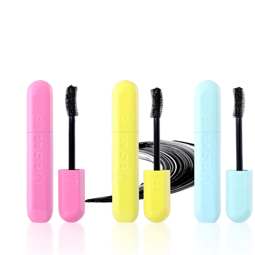 3 Pieces Mascara Set, Waterproof Long Lasting Lightweight Curling Mascara Eye Makeup Kit Zpaxo set