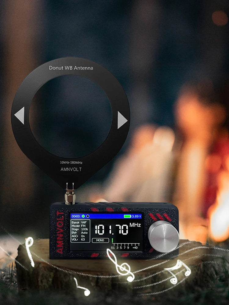 SI4732 0 5-108mhz LSB USB AM FM Radio IPS Screen Mini Pocket HF SW MW