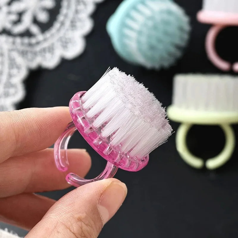 1- Plastic Nail Brushes Colorful Hand Scrubbing Cleaning Brush Dust