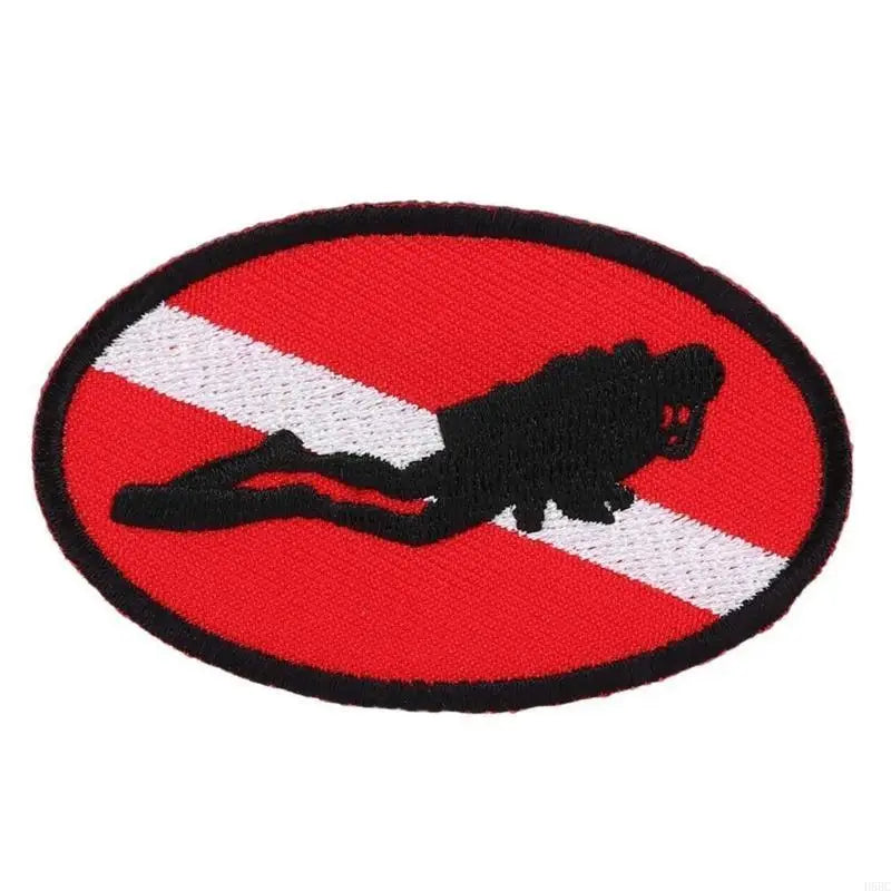 Dive Diver Embroidered Patches Diving Dive Flag Sewing on Flag Zpaxo