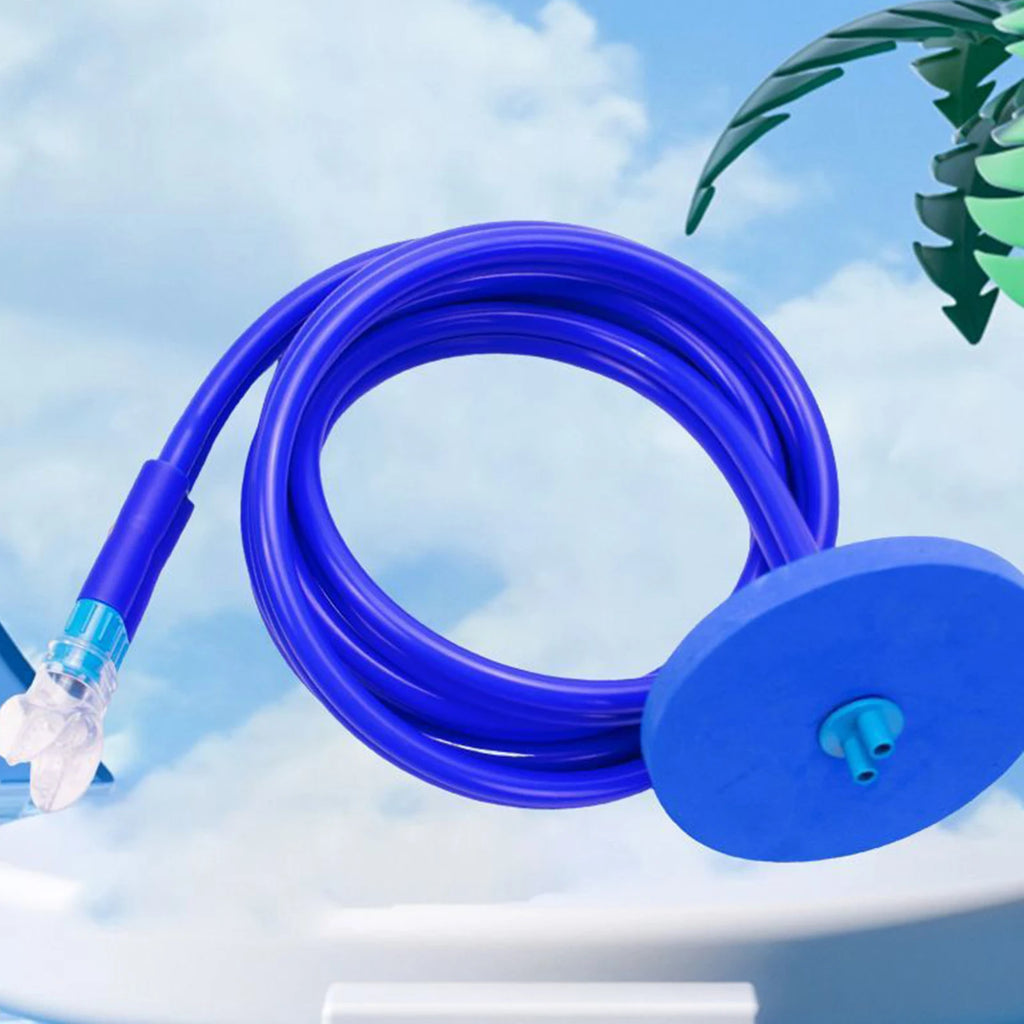 Full Dry Respirator Leakproof Snorkel Breathing Tube Reusable Thicken Silicone Diving Respirator Diving Swimming Equipment Zpaxo