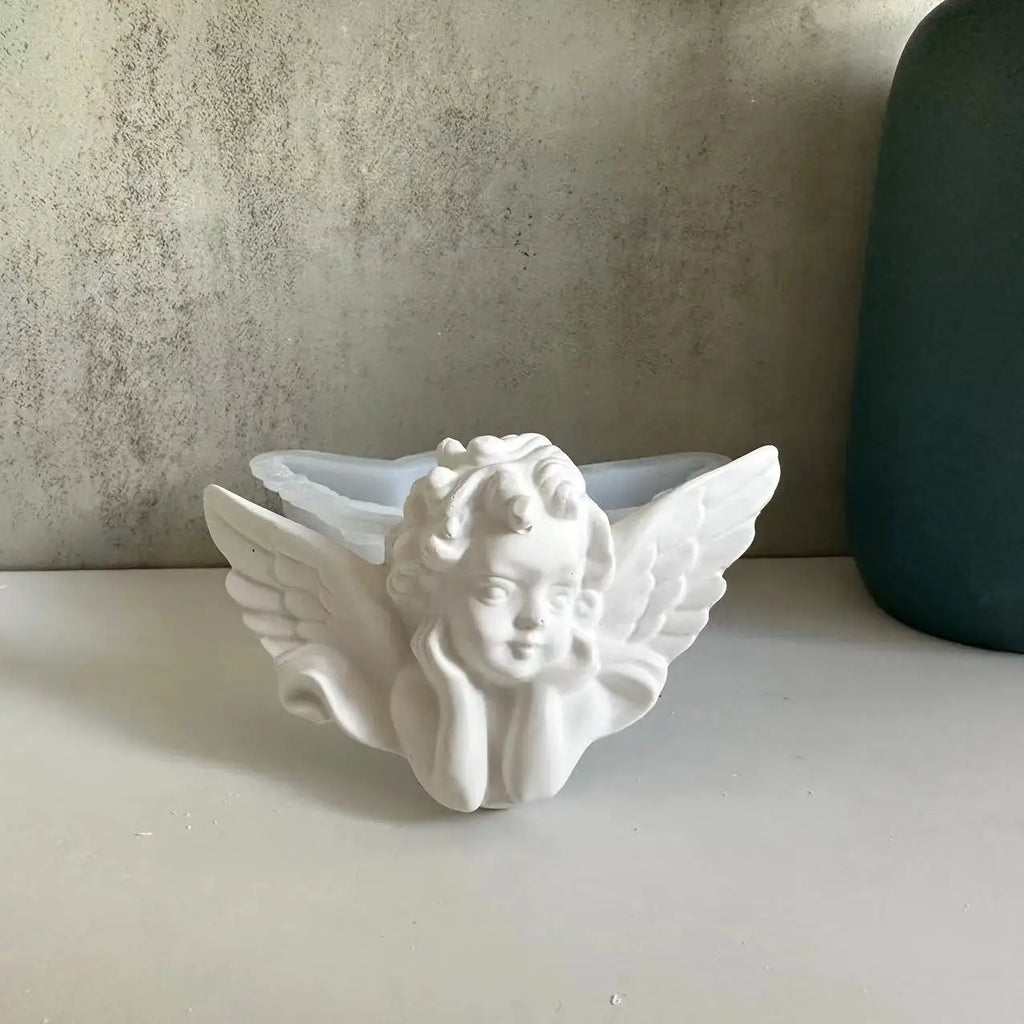 3D Angel Wings Silicone Mold – Plaster, Resin & Cement DIY Craft Silicone Mold Zpaxo