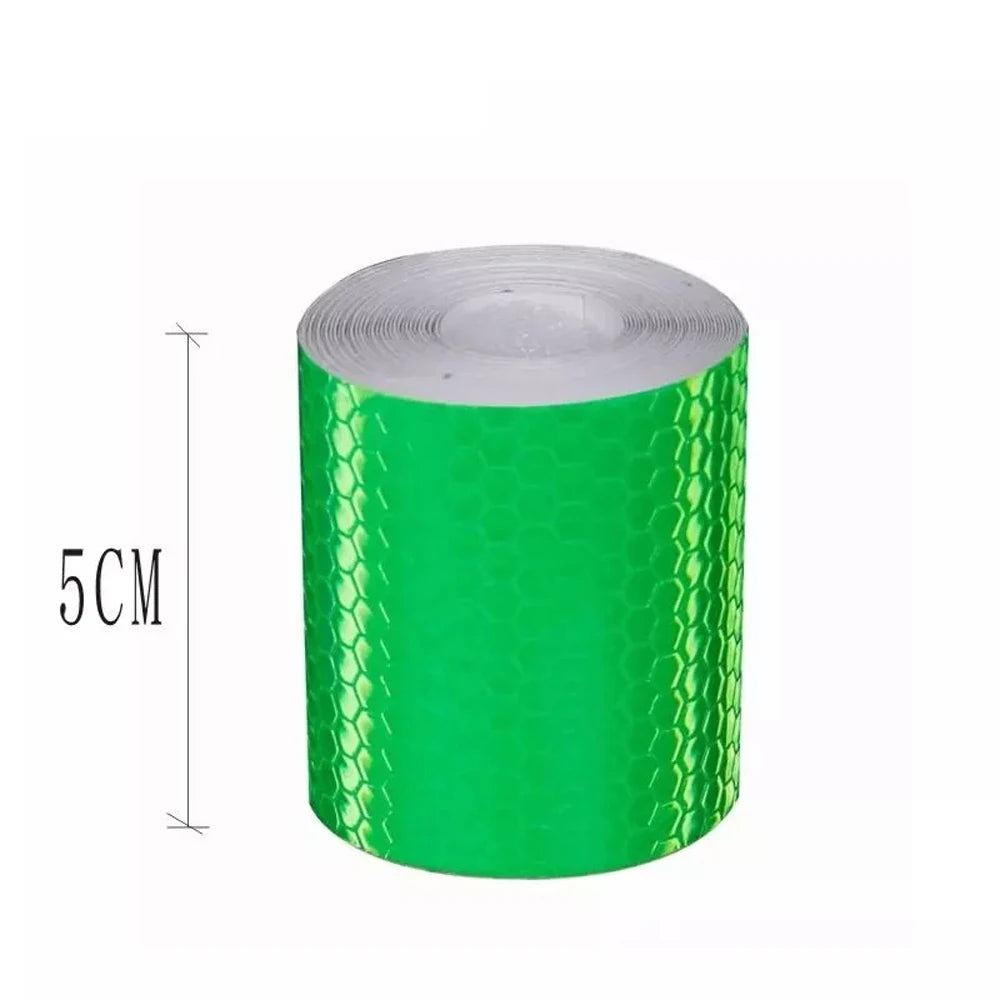 Styling Protective Sticker 5*100cm 5*300cm Car Decal Motorcycle Film Reflective Strip Sticker Safety Warning Tape Self Adhesive Zpaxo