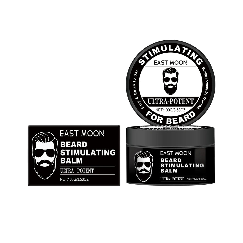 Men's Beard Care Balm – Softens Beards, Deep Nourishment, Soothes Redness, Non-Irritating, Suitable for Sensitive Skin Zpaxo