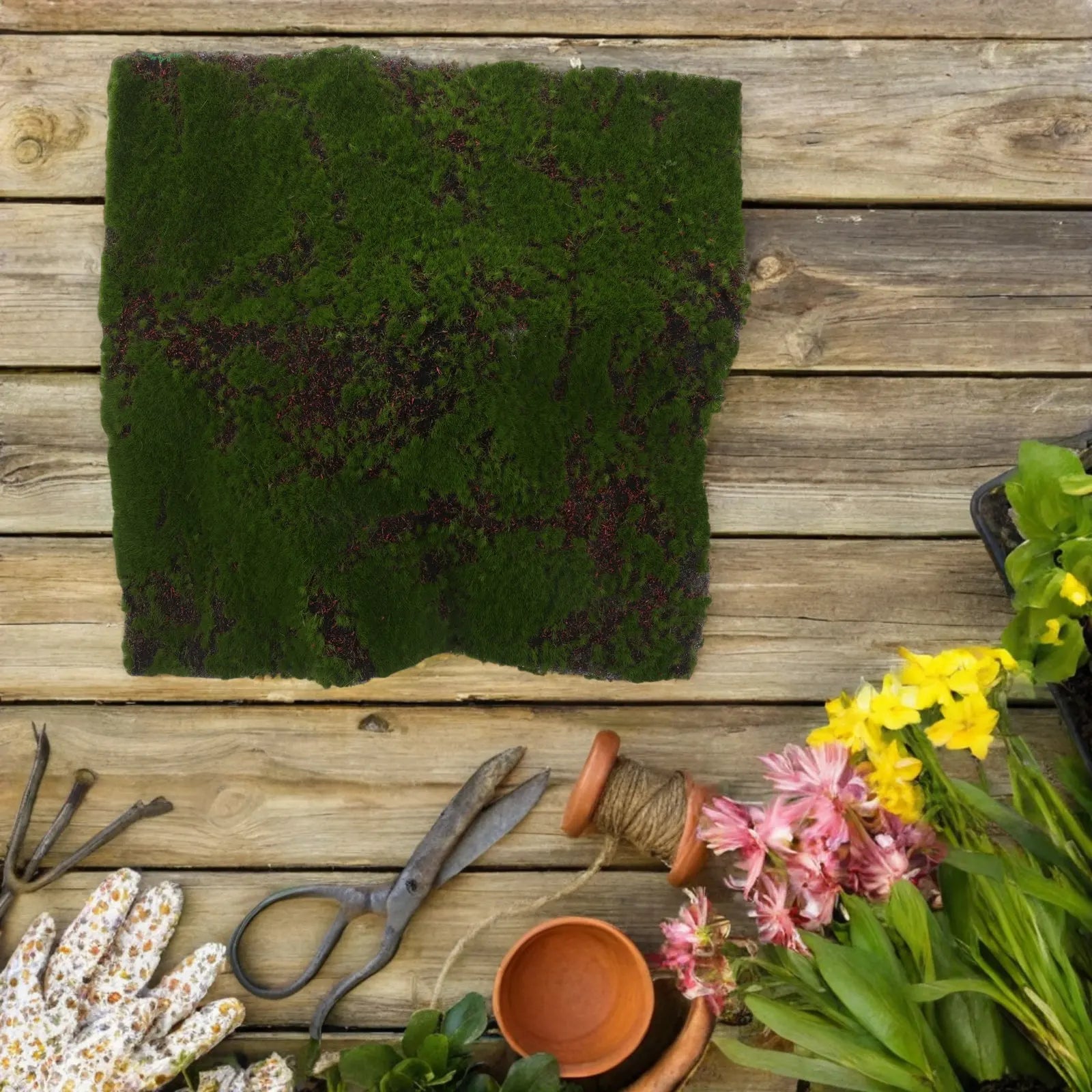 11 8x11 Artificial Moss Sheet Realistic Decor Crafts Terrariums