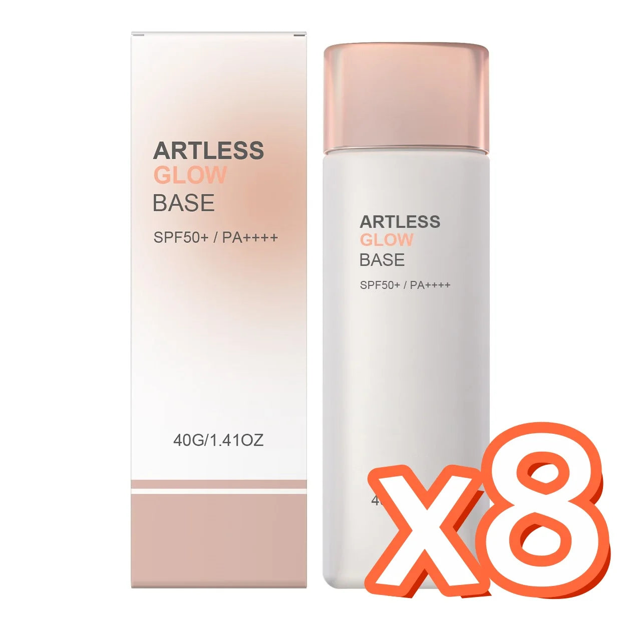 Hydrating Color-Adjusting Foundation SPF 15 | Natural Coverage Foundation Primer Cream Zpaxo 40g Boxed x8PCS
