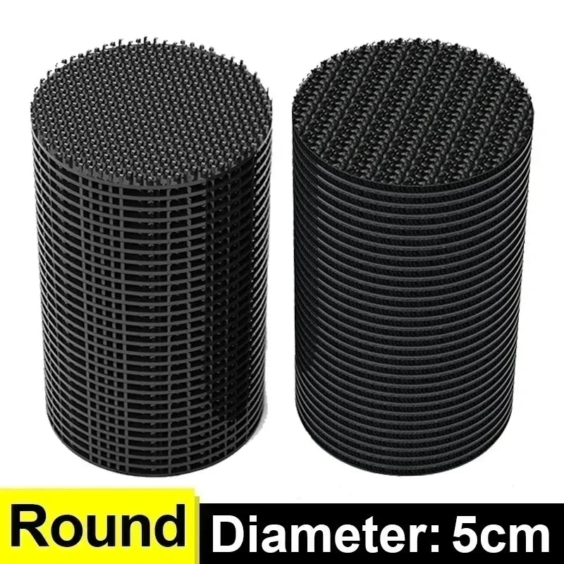 Super Strong Sewing Double-sided Tape Very Strong Adhesive Velcros Scratch Attaches Cable Organizer DIY Carpet Fasteners Auto Zpaxo Round 70mm