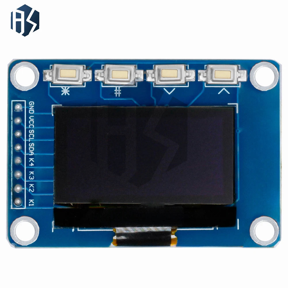 0 96-Inch I2C OLED Display Module 128 64 White SSD1315-Driven 4 Zpaxo