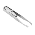 LED Eyebrow Tweezers – Stainless Steel Precision Hair Removal Tool LED Eyebrow Tweezers Zpaxo Silver