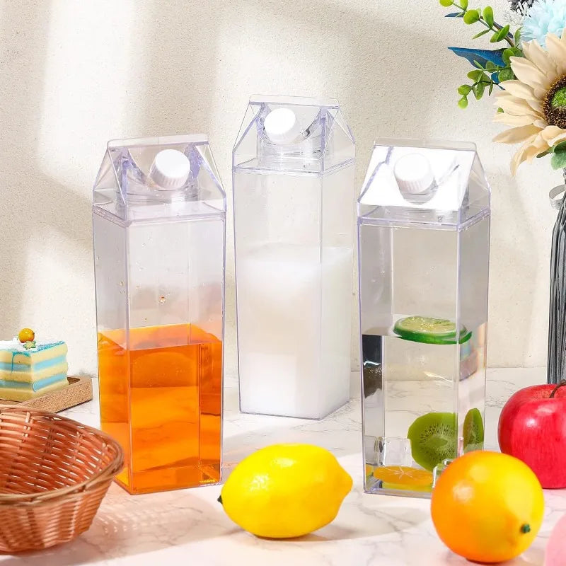 500ml BPA-Free Clear Leakproof Sport Water Bottle – 17oz Reusable Water Bottle Zpaxo