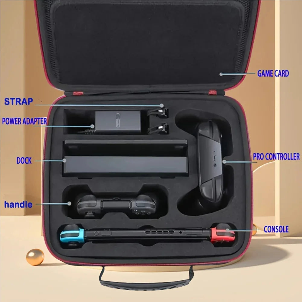 Hard Shell Carrying Case for Nintendo Switch & Switch OLED Console Carrying Case Zpaxo