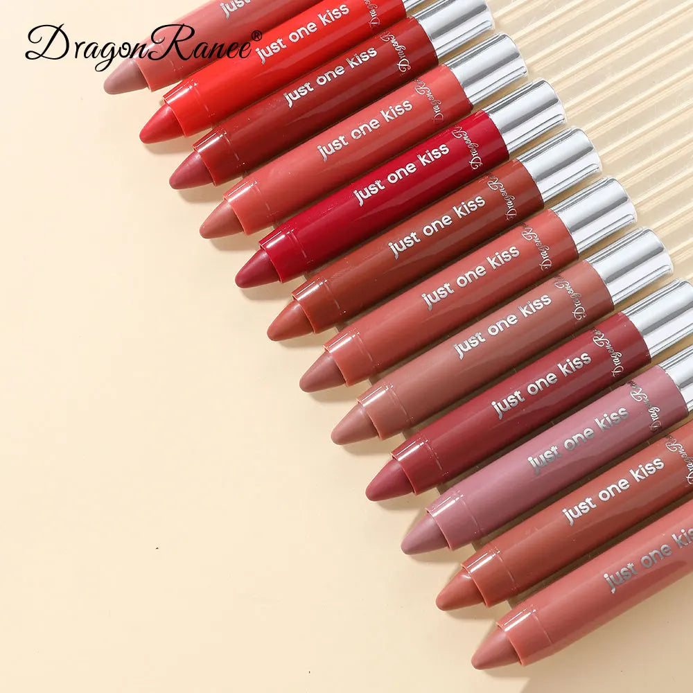 Bright Lipstick Easy to Color Lipstick Color Moisturizing Lip Gloss Easy to Color Lip Glaze Rotating Bright Lipstick Pen Lip Gloss Lipstick European and American Style Nude Brown Red Pink Lipstick Masquerade Lipstick Pen Lip Zpaxo