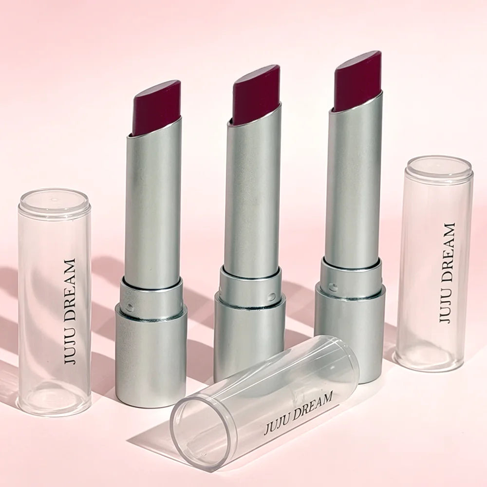 Water Light Solid Lip Gloss, Glossy Tea Brown Lip Tint, Hydrating Plumping Lipstick with Crystal Glass Finish Zpaxo