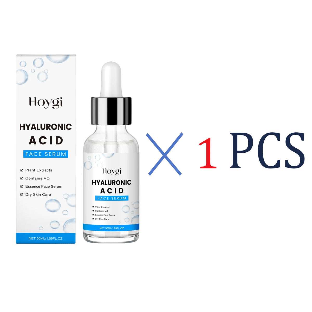 Hyaluronic Acid Serum 50ml Anti Aging Face Serum With Centella Asiatica Deep Hydration For Glowing Skin For Fine Lines Wrinkles Zpaxo 1 Pcs