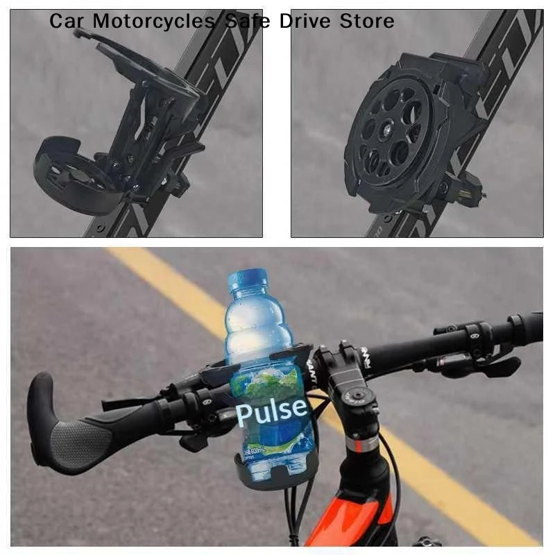 CM1Pcs Motorcycle Cup Holder Foldable Motorbike Handlebar Support