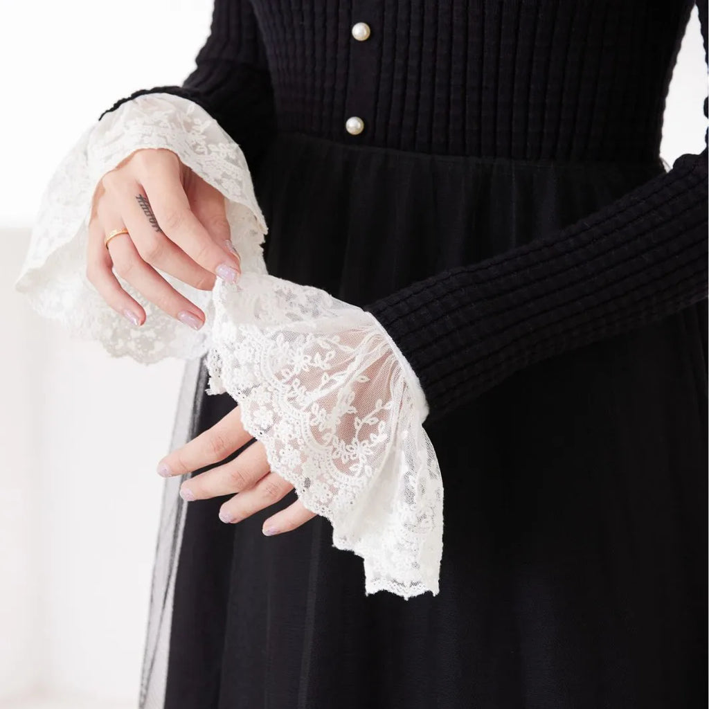 Lace Detachable False Sleeves Women White Removable Bridal Accessory