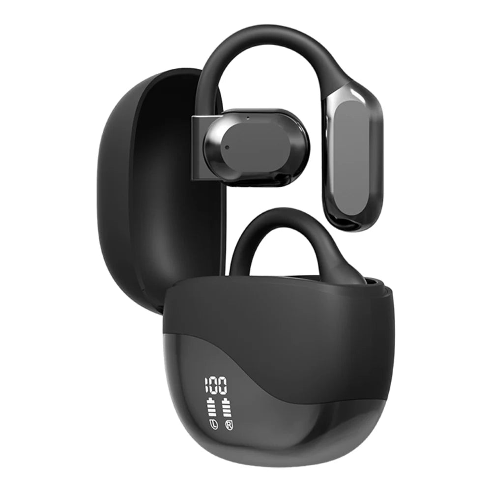 144 Languages Translator Earbuds Bluetooth-Compatible 5.4 AI Real Time Translation Earbuds Translator Device for Travel Business Zpaxo Black Ai Translation China Mainland