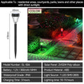 Outdoor Solar Lawn Lights Garden Decorative RGB LED Light Waterproof Zpaxo SL-L-Colorful 4 PCS