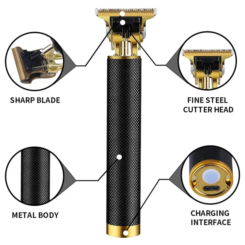 2026 Electric Hair Cutting Machine Vintage T9 Clipper Rechargeable