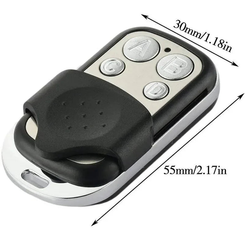 4-Button 433MHz Garage Door Remote Duplicator | 1/5/10 Pack