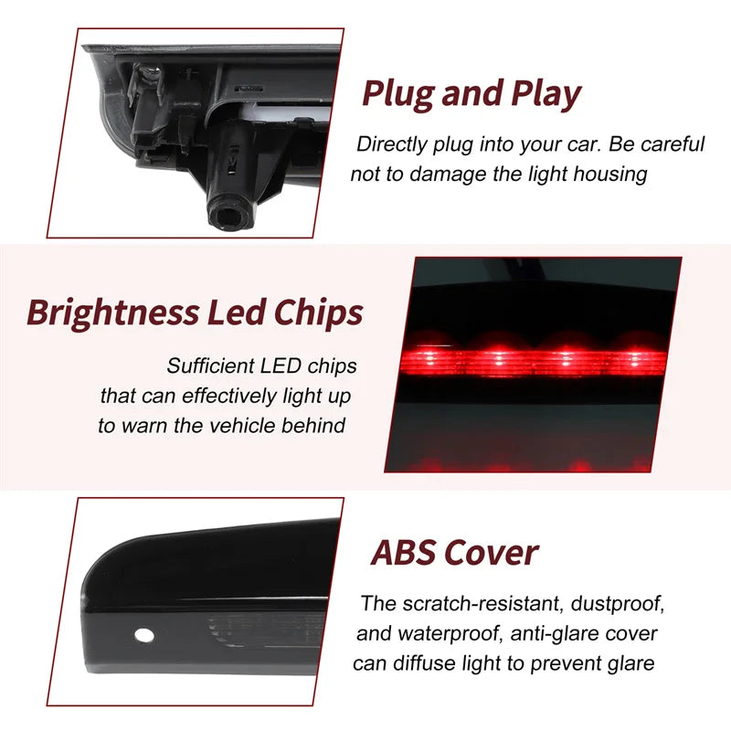 LED 3rd Brake Light for Opel Vauxhall Corsa D/E 2007–2019