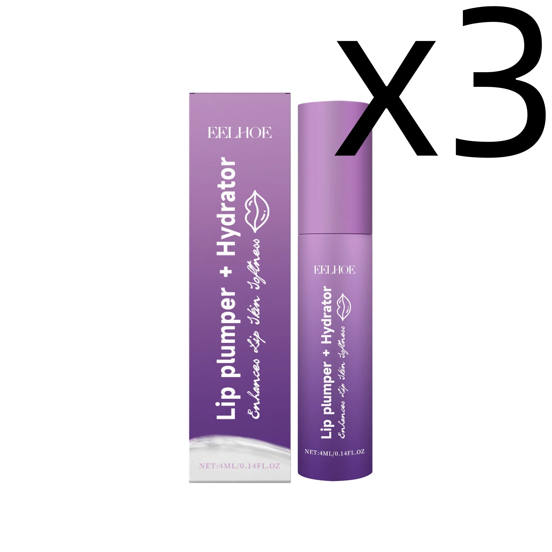 Jojoba Seed Oil Lip Balm Repair Dry Cracked Lips Reduce Fine Lines Enhance Lip Elasticity Lasting Moisturizing Portable Lipstick Zpaxo 4ml Boxed X 3PCS