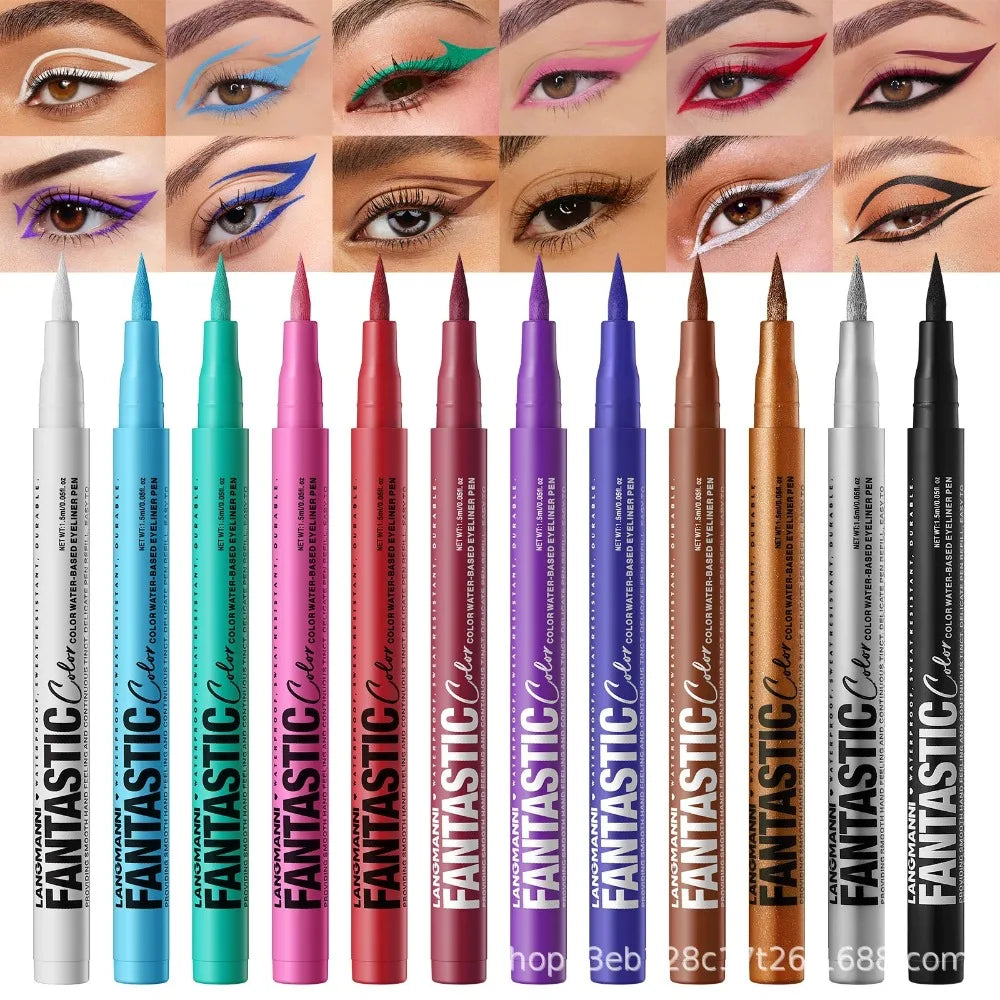 Glide-on Gel Eyeliner Pencil Ultra-smooth Waterproof Lasting Liner Zpaxo