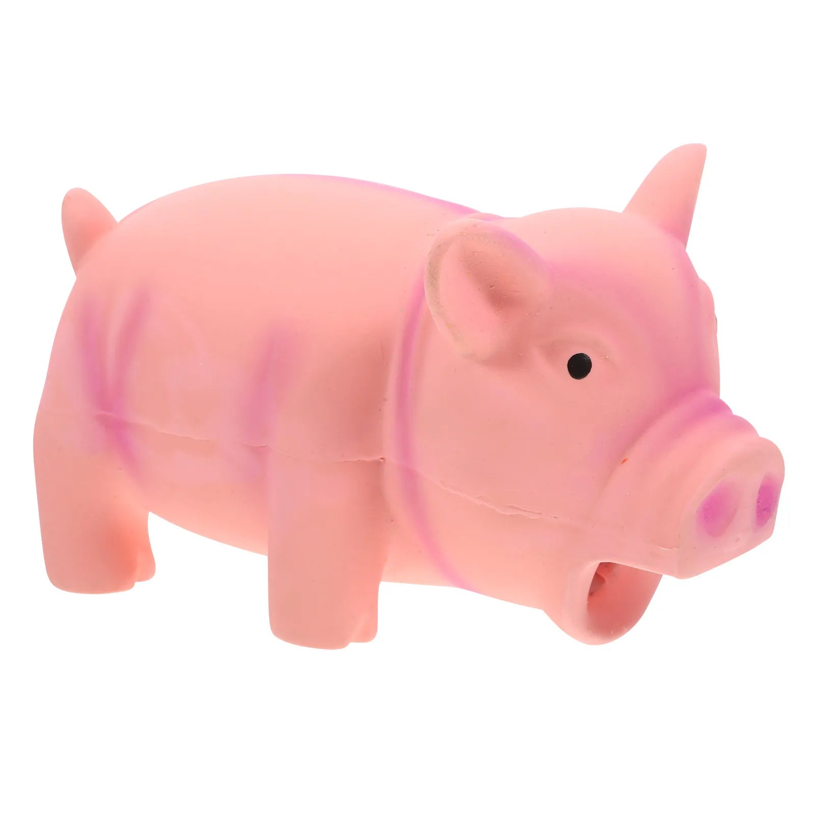 Pig Shape Dog Bite Resistant Latex Chew Squeaky Training Interactive