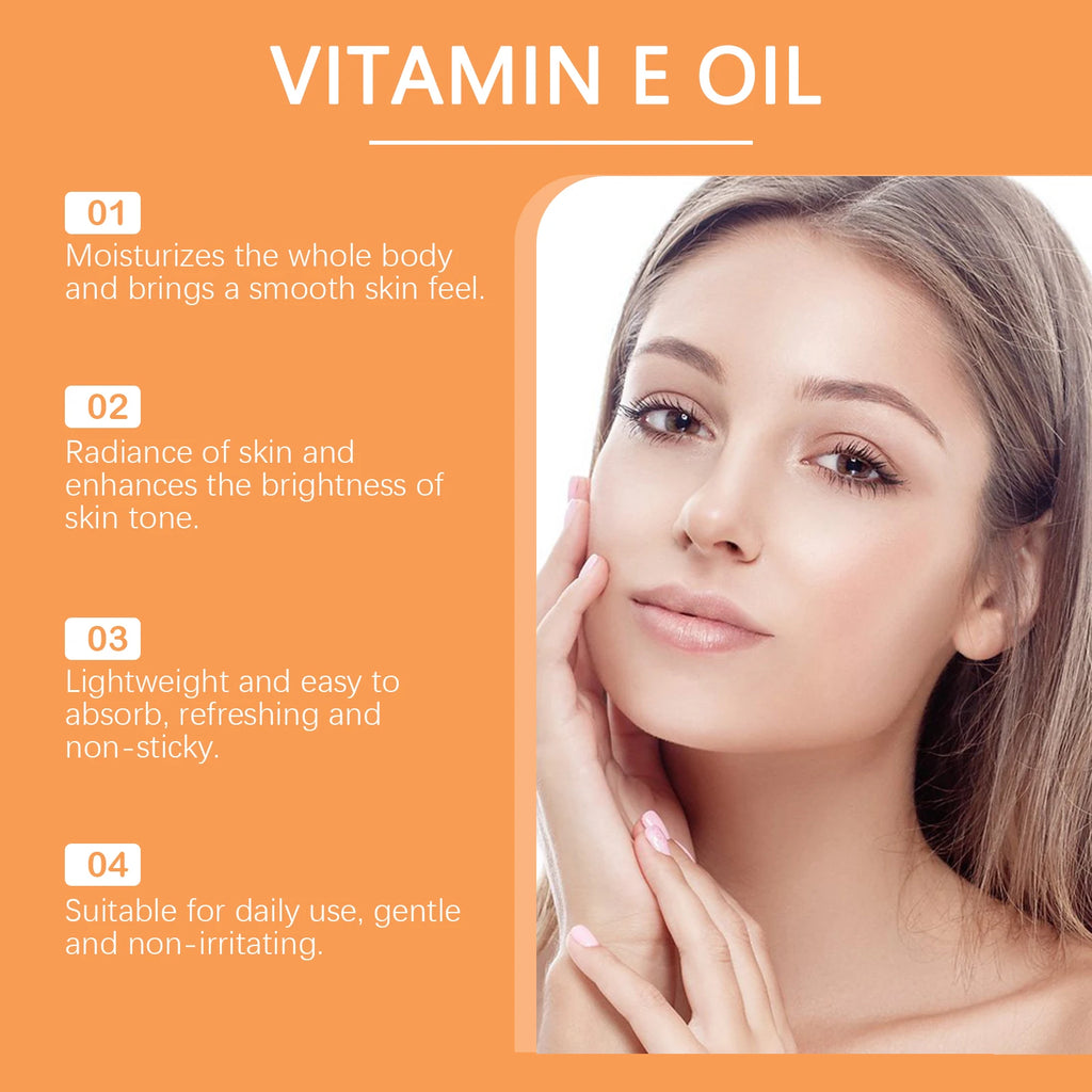 Vitamin E & Hyaluronic Acid Moisturizing Face & Body Oil Moisturizing Face Oil Zpaxo