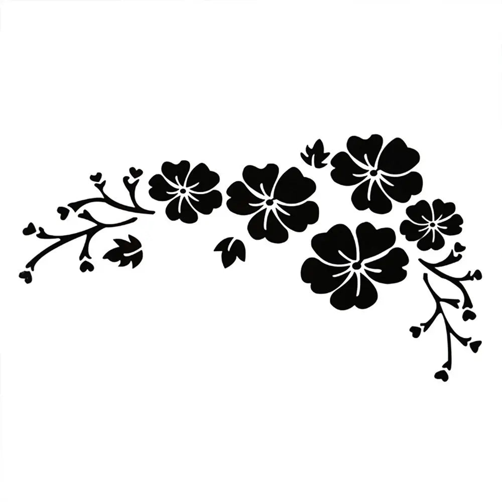 Fashion Auto Body Exterior Accessories Waterproof Decal Car Sticker Zpaxo Black
