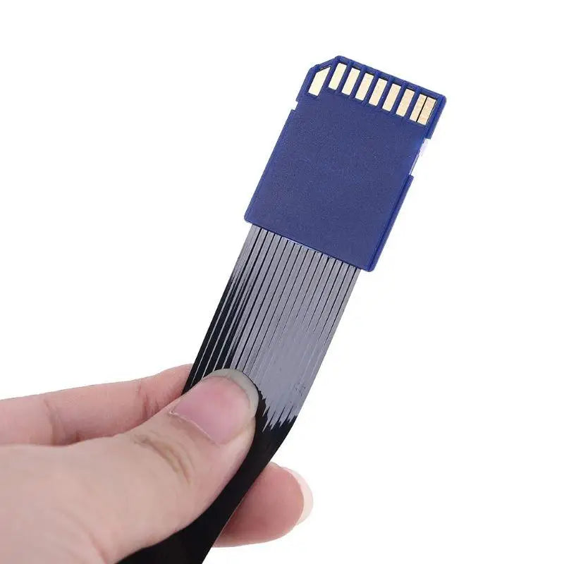 652F to Card Extension Cable Standard SDHC Memory Card Male to Female Extension Soft Flat FPC Cable Extender Zpaxo