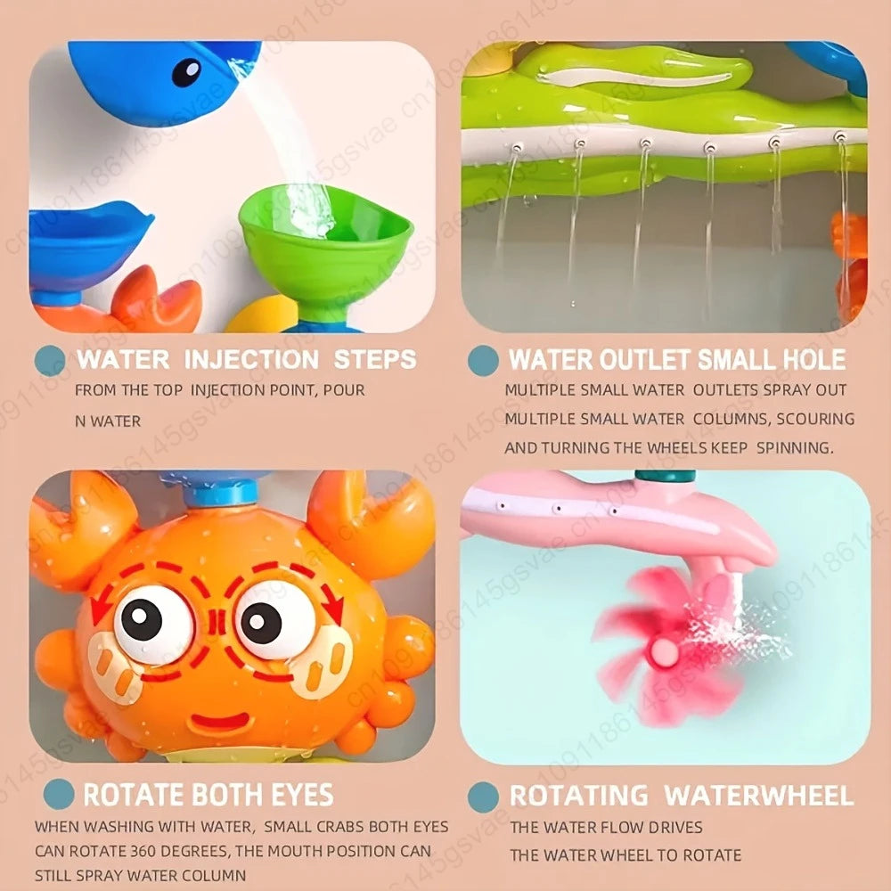 Dutora Baby Bath Toys – DIY Water Spray Toys for Toddlers 0–3 Baby Bath Toy Set Zpaxo