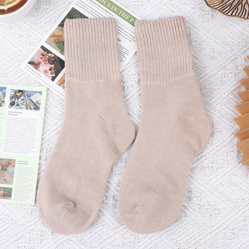 Cozy Snow Socks Women Fuzzy Thickened Warm Sleeping Stockings Winter Zpaxo 3 One Size