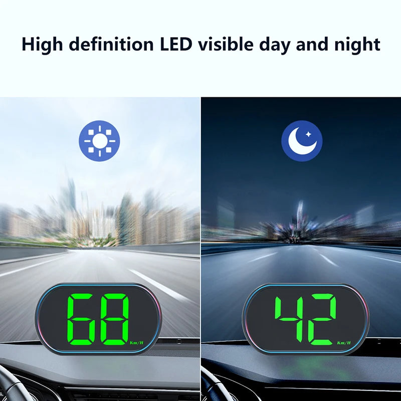 HUD Head-Up Display LED Digital Speedometer for Car & Truck