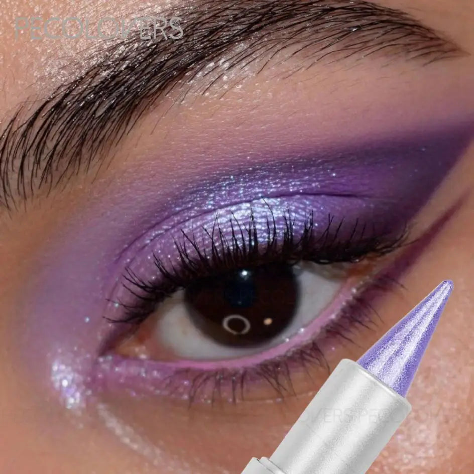 1pc Green and Purple, Blue Eye Shadow Pen, Long-Lasting Waterproof, Colorful and Multi-Functional Eyeshadow and Eyeliner Zpaxo