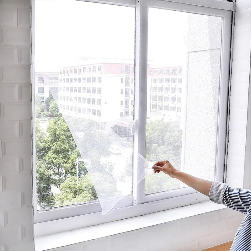 Self-adhesive Thick Anti-mosquito Window Screen Velcro Design